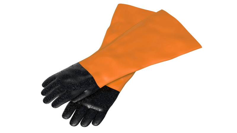 Work gloves 3D Model .c4d .max .obj .3ds .fbx .stl .blend 