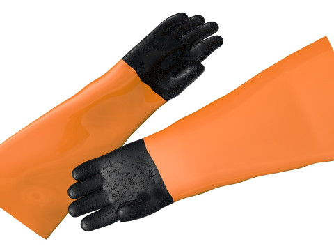 Work gloves 3D Model