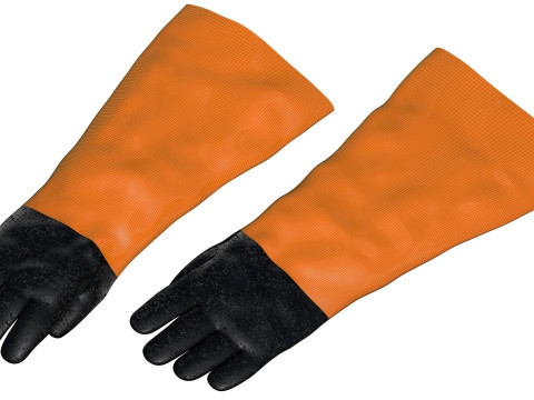 Work gloves 3D Model
