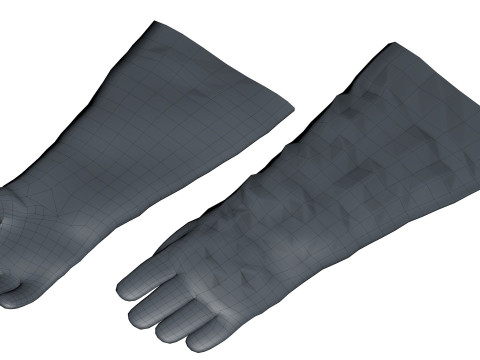 Work gloves 3D Model