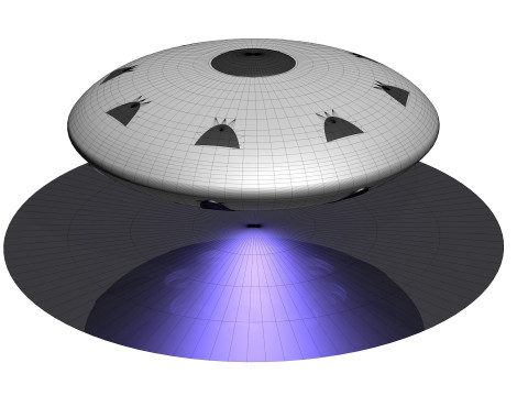 UFO R3 3Dモデル
