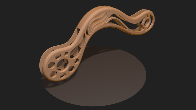 Patterned artifact detail piece component Modèle 3D .c4d .max .obj .3ds .fbx .stl .blend 