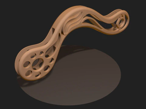 图案化工件细节件组件 3D 模型