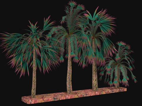 Alien trees R1 3Dモデル