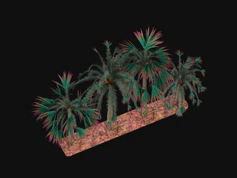 Alien trees R1 3D Model