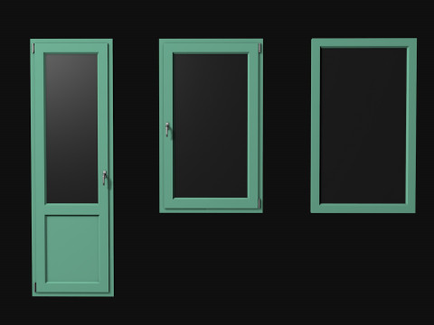 Door and windows 3D Модель