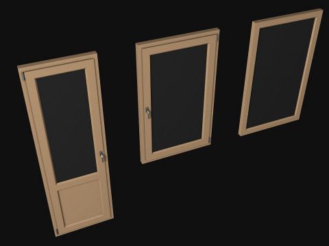 Door and windows 3D Модель