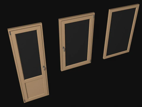 Door and windows 3D Model