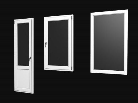 Door and windows 3D Модель