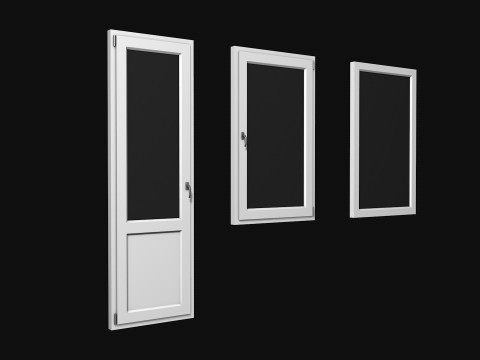 Door and windows Modelo 3D