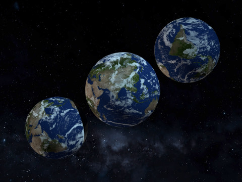 Planet Earth 8k 3D Модель