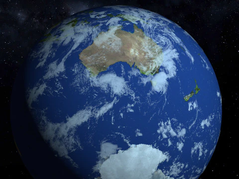 Planet Earth 8k 3D Model