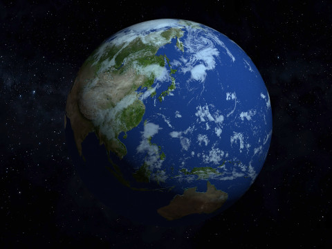 Planet Earth 8k 3D Модель