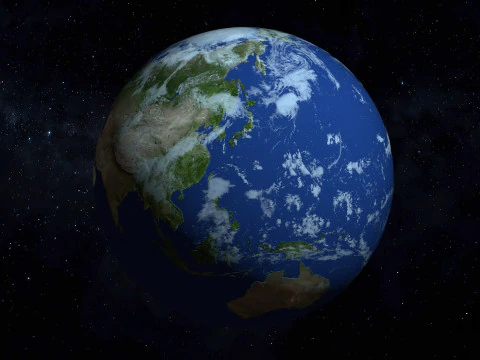 Planet Earth 8k 3D Model