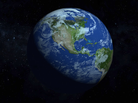 Planet Earth 8k 3D Модель