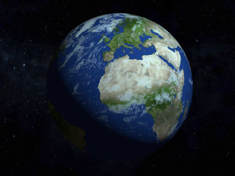 Planet Earth 8k 3D Model