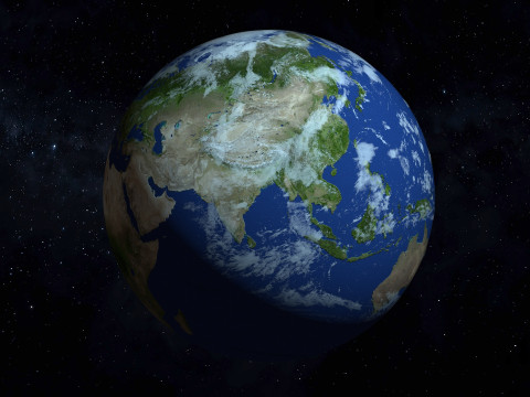 Planet Earth 8k Model 3D