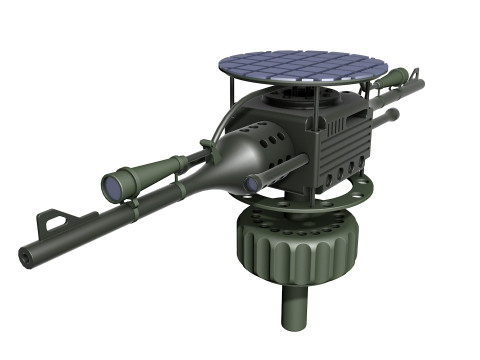 Automatic turret 3D Model