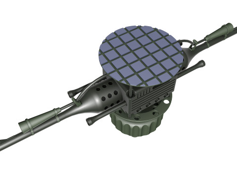 Automatic turret 3D Model
