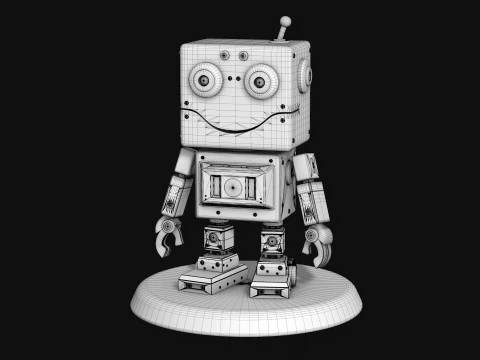 Toy Robot R1 3D Model