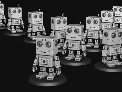 Toy Robot R1 3D Model