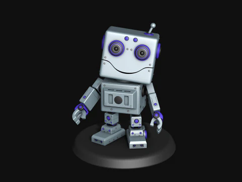 Toy Robot R1 3D Model