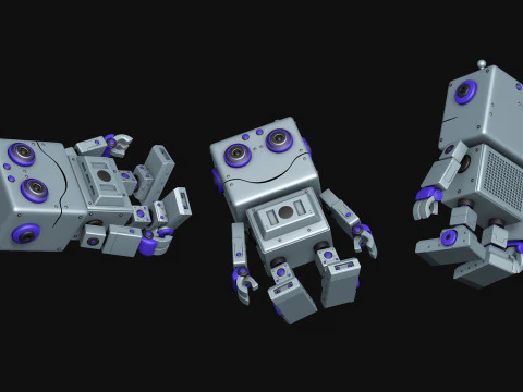 Toy Robot R1 3D Model