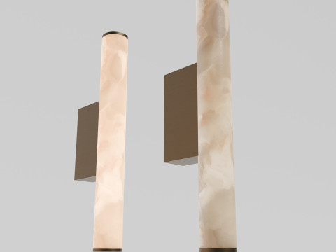 Lightinova Alabaster lamp collection 3Dモデル