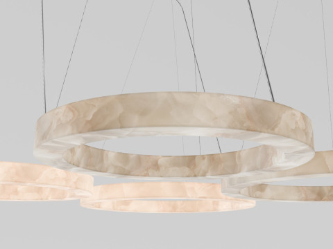 Lightinova Alabaster lamp collection 3Dモデル