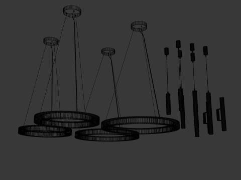 Lightinova Alabaster lamp collection 3Dモデル
