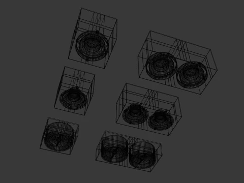 Lightinova Blend lamp collection 3D Model