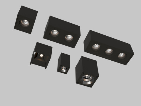 Lightinova Boxx lamp collection 3D-Modell