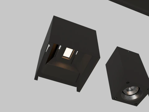 Cole&ccedil;&atilde;o de l&acirc;mpadas Lightinova Boxx Modelo 3D