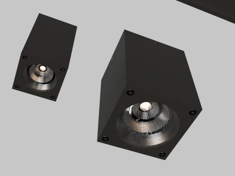 Cole&ccedil;&atilde;o de l&acirc;mpadas Lightinova Boxx Modelo 3D