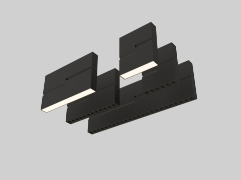 Lightinova Clixx light modules collection 3D Model