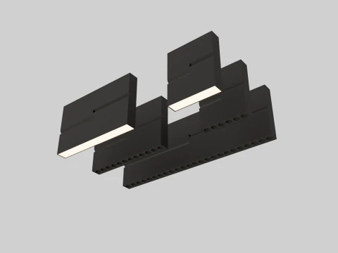 Lightinova Clixx light modules collection 3D Model