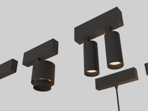 Lightinova Clixx light modules collection 3D Model