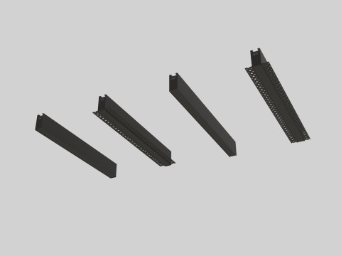 Lightinova Clixx tracks collection 3D Model