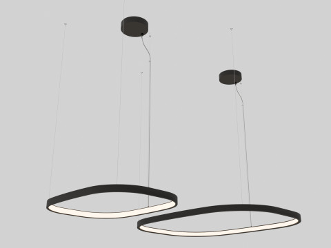 Lightinova Halo Square lamp collection 3D-Modell