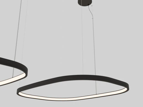 Lightinova Halo Square lamp collection 3D Model
