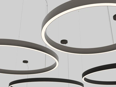 Lightinova Halo Square lamp collection 3D Model