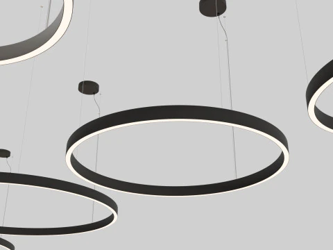 Lightinova Halo Square lamp collection 3D Model