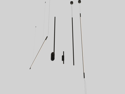 Lightinova Tube Slim lamp collection 3D-Modell