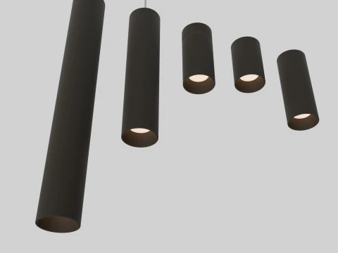 Lightinova Tuub lamp collection 3D Model