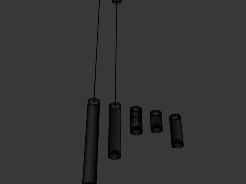 Lightinova Tuub lamp collection 3D Model