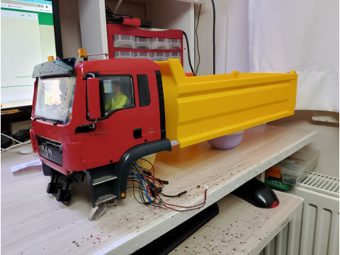 Trailer 6X6 TIPPER CASE 3D Print Model