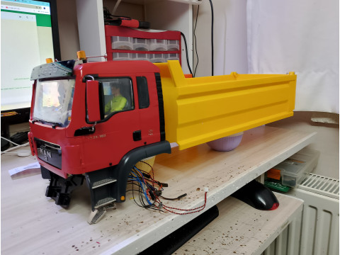 Trailer 6X6 TIPPER CASE 3D Print Model