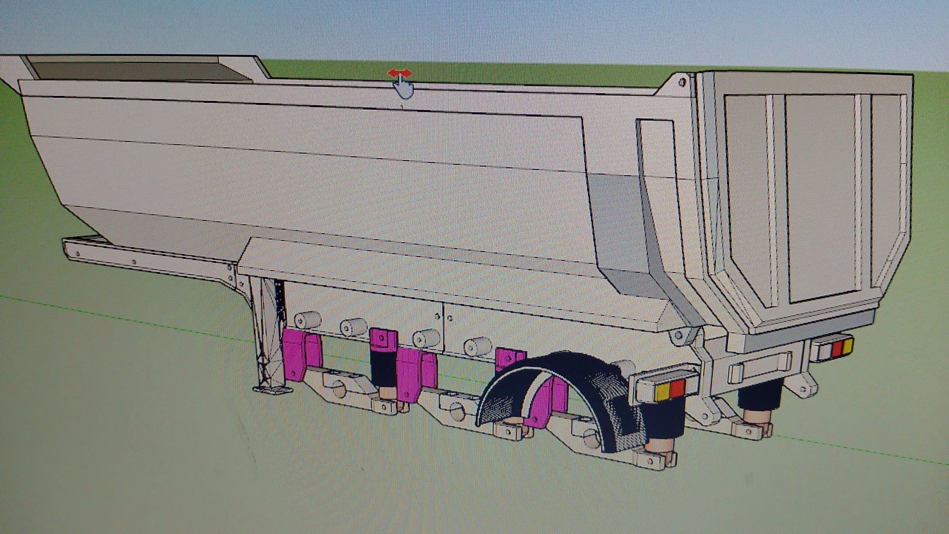 TRAILER TIPPER 3D Print Model .c4d .max .obj .3ds .fbx .stl .blend