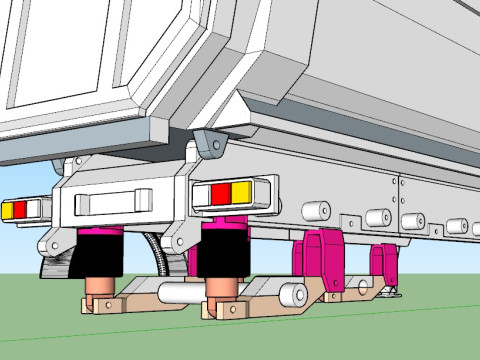 TRAILER TIPPER 3D Print Model