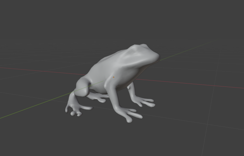 A frog high poly 3Dモデル .c4d .max .obj .3ds .fbx .stl .blend 